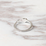 Hot Sale Fashion Crystal from Swarovski Simple wild small ring Women