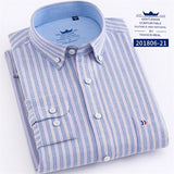 100% Cotton Fashion Stripe Casual Long Sleeve Shirts