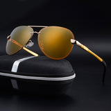 Polarized Sunglasses Man Frog Mirror Eyewear HD Oculos De Sol