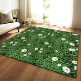 Nordic Carpets Soft Flannel 3D Printed Area Rugs Parlor Galaxy Space Mat