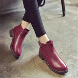 Women's Autumn Ankle Martin Casual Boots Shoes