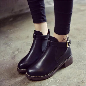 Women's Autumn Ankle Martin Casual Boots Shoes