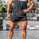 Mens Shorts Gyms Fitness Bodybuilding Casual Joggers Sporting Short