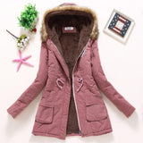 Fitaylor Winter Coats Women Cotton Jacket Thick Warm Hooded Abrigos