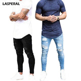 LASPERAL 3XL Slim Casual Denim Skinny Jeans Pants for Men