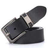 Genuine Leather Luxury Belt Alloy Buckle Casual Male