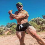 Men's gyms fitness bodybuilding shorts breathable boutique shorts