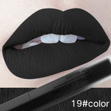 24 Color Liquid Lipstick Matte W Makeup Waterproof Red Lip Gloss