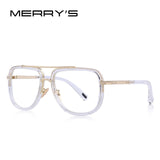 MERRY'S Fashion Sunglasses Classic Designer Metal Square Sun glasses