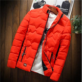 Autumn New Jacket fashion trend Casual thickened warm cotton-padded