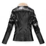 Winter Women Leather Jacket Plus Warm Female Faux Leather Jackets