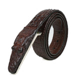 SAN VITALE 3D crocodile famous brand Leather Buckle Belts