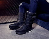 Men Boots platform snow boots thick plush waterproof slip resistant