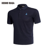 KOSMO MASA Polo Shirt Mens Short Sleeve 2019 Summer Casual Solid