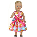 Handmade Princess Dress Doll for 18 inch Girl Clothes and Accessories