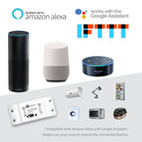 WiFi Smart Light Switch Universal Breaker Timer Smart Life APP Wireless Remote Control Works with Alexa Google Home