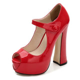 Female Shoe Platform Women Pump Solid High Heels Shoes