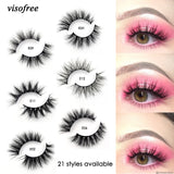 Visofree Mink Lashes 3D Mink Eyelashes 100% Cruelty free Lashes