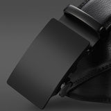 Automatic Buckle black Belts Luxury Male Genuine Leather Strap Belts