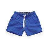 Summer Men's Shorts Mid Waist Beach Shorts Solid Colors