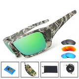 NEWBOLER Fishing Sunglasses 4 Polarrized Camping Driving Clip Eyewear
