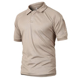 Men Quick Dry Summer Military Polo Shirt Army Combat Tactical