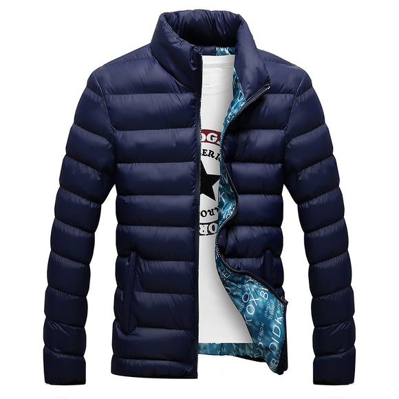 Winter Fashion Stand Collar Parka Thick Jackets and Coats