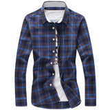5XL Plaid Men Checkered Shirt Brand New Fashion