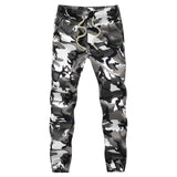 Mens Pencil Harem Pants Camouflage Military Pants Loose Cargo Trousers