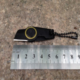 WorthWhile Creative Mini Zipper Foldable Stainless Steel EDC Key Ring