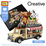 LOZ Technic Mini Building Blocks for Children Creator Ice Cream Truck