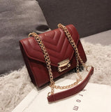 European Fashion Female Square Bag 2020 New High Quality PU Leather
