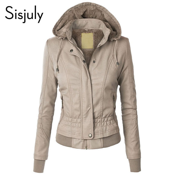 Sisjuly Jacket Coat Women Winter Slim Coat Female Warm Outerwear