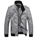 Mens Jackets Spring Autumn Casual Coats Solid Color Mens Sportswear
