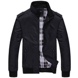 Mens Jackets Spring Autumn Casual Coats Solid Color Mens Sportswear