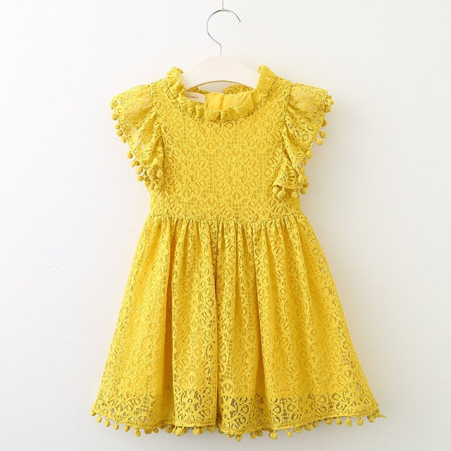 Bear Leader Girls Dress 2019 New Summer Brand Girls Clothes Lace And B