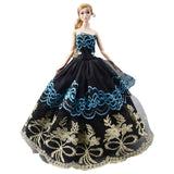 2020 Princess Wedding Dress Noble Party Gown For Barbie Doll