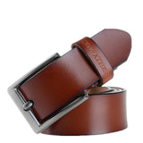 Men's cow genuine leather luxury strap male belts