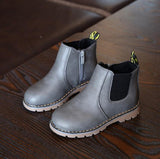 2020 New Autumn Children Shoes PU Boys Rubber Boots Fashion Sneakers