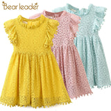 Bear Leader Girls Dress 2019 New Summer Brand Girls Clothes Lace And Ball Design Baby Girls Dress Party Dress For 3-7 Years