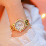 Women Dress Watch Fashion Rose Gold Quartz Watches