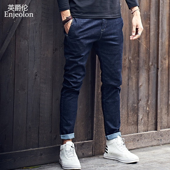 Creative Tassels Decoration Straight Fit Jeans Men's Casual Street Denim  Pants | eBay