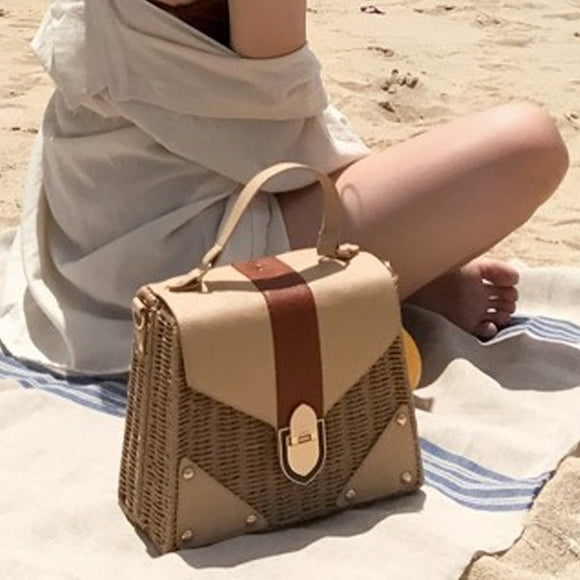 New Bohemian Straw Bags for Women Beach Handbags Summer