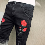 Men High Quality Fashion Casual Ripped Denim Men Pants Jeans