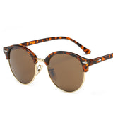 Psacss Vintage Polarized Sunglasses Retro Rivet Round Brand