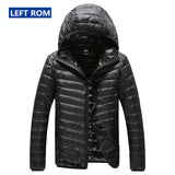 New Warm Fashionable Feather Hooded Down Jacket for Men