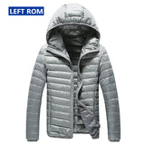 New Warm Fashionable Feather Hooded Down Jacket for Men