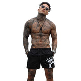 Mens Gyms Fitness Bodybuilding Casual Short Pants