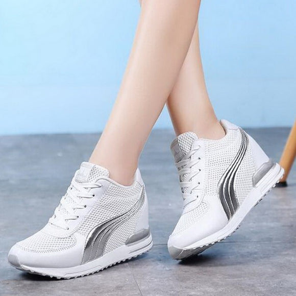 Women Sneakers Spring Autumn Fashion Casual Increasing Platform Shoes