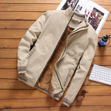 Autumn Mens Bomber Jackets Casual Male Outwear